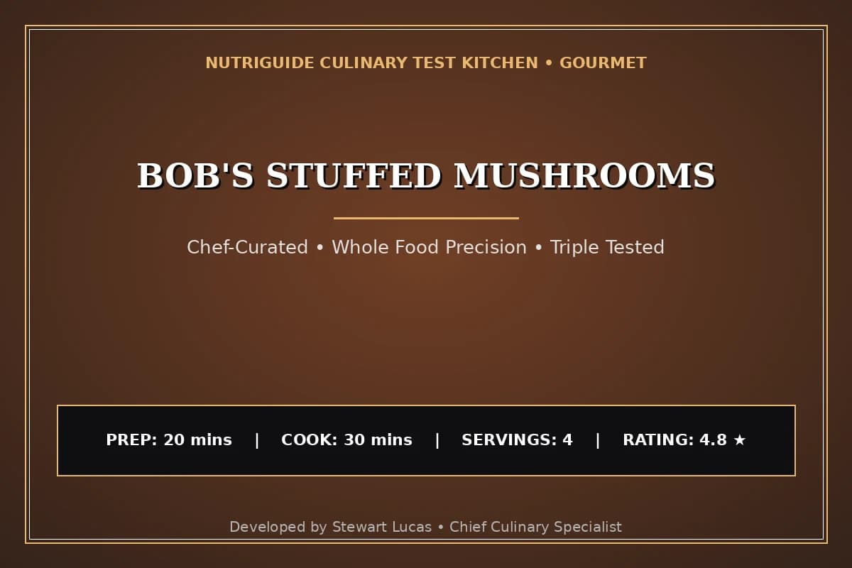 Bob'S Stuffed Mushrooms