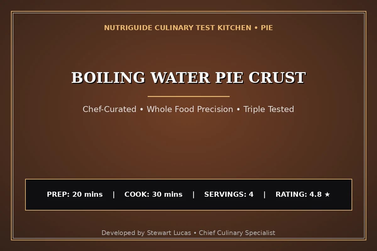 Boiling Water Pie Crust