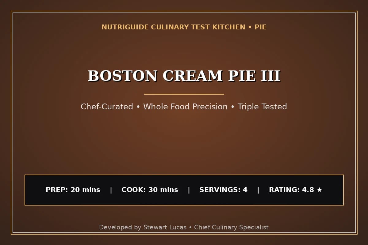Boston Cream Pie Iii