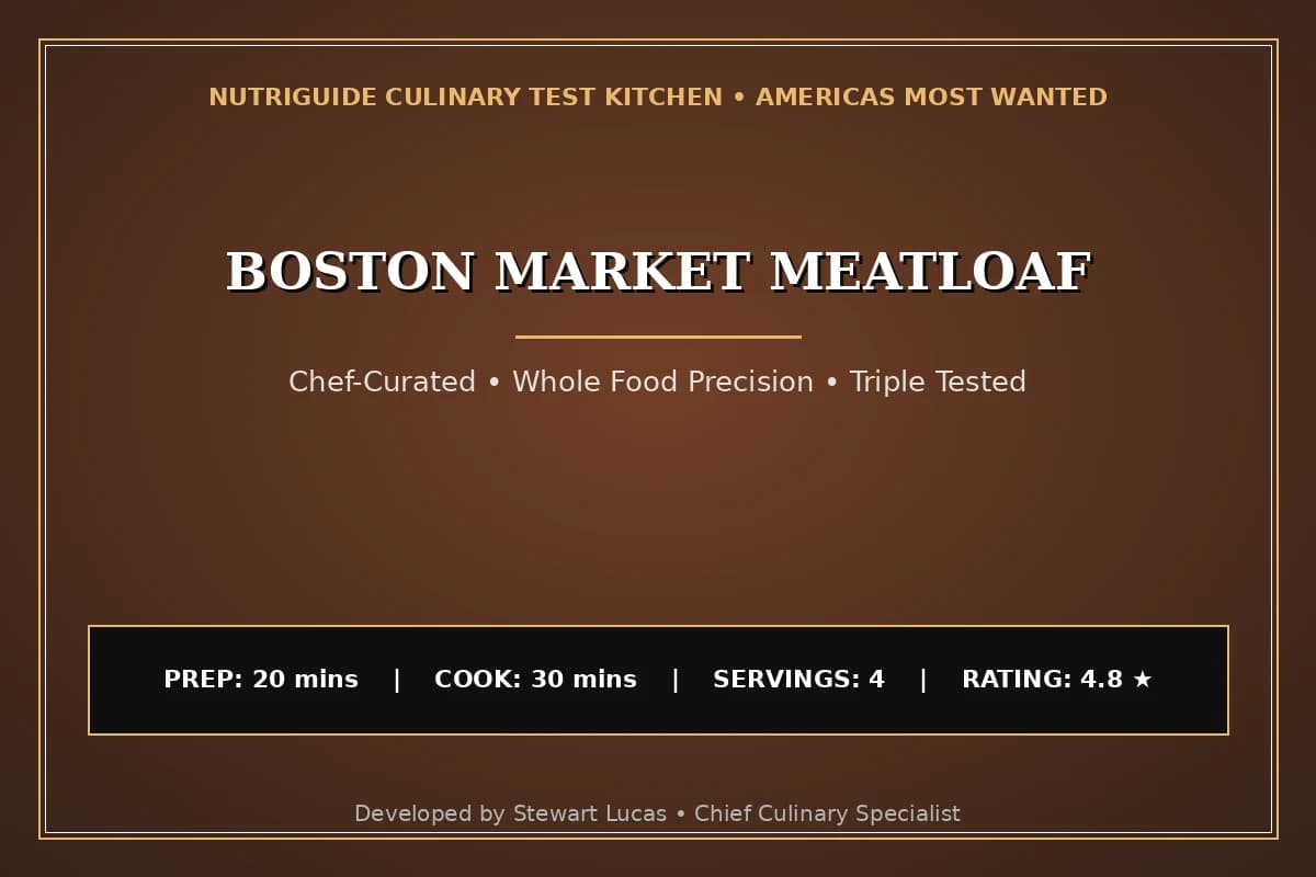 Boston Market Meatloaf