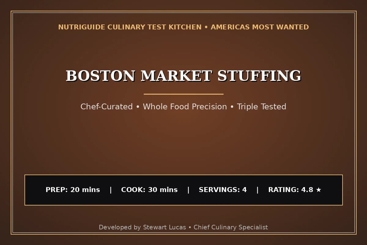 Boston Market Stuffing
