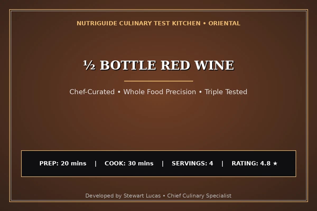 ½ Bottle Red Wine