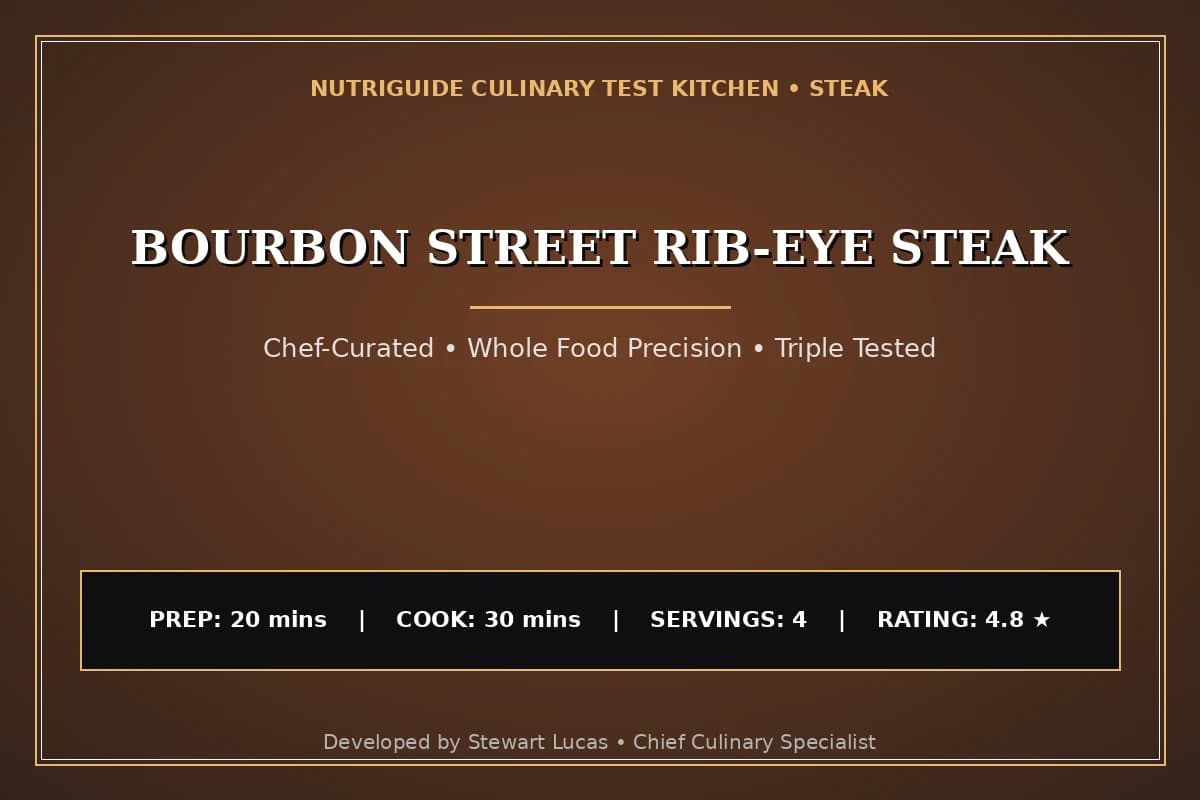 Bourbon Street Rib-Eye Steak