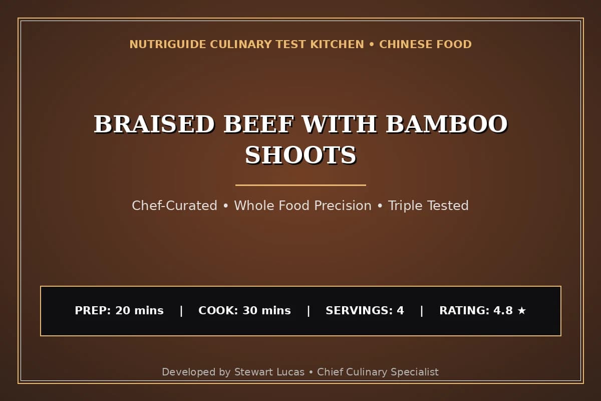 Braised Beef With Bamboo Shoots