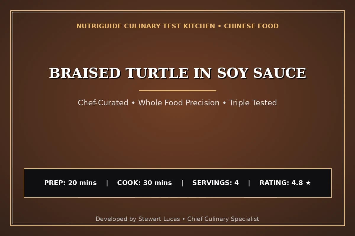 Braised Turtle In Soy Sauce