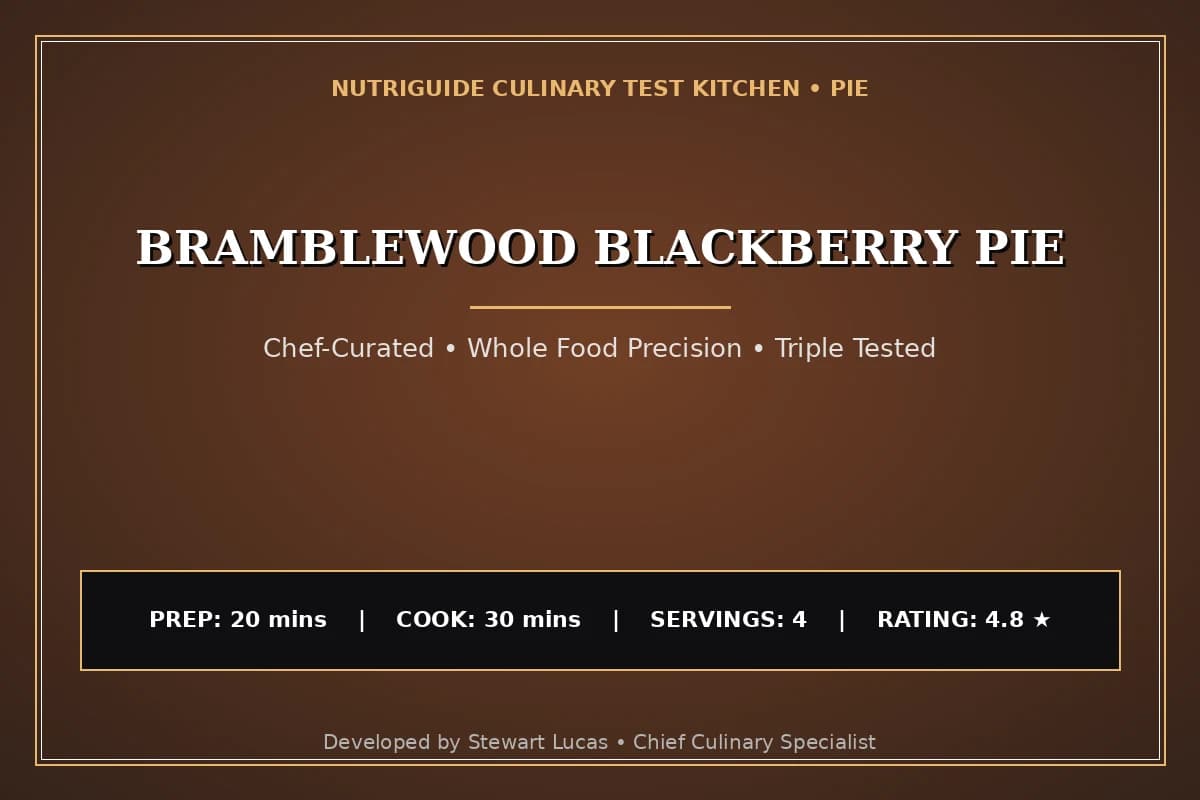 Bramblewood Blackberry Pie