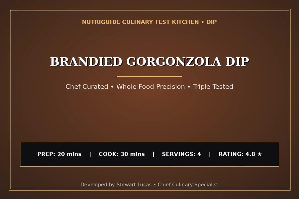 Brandied Gorgonzola Dip