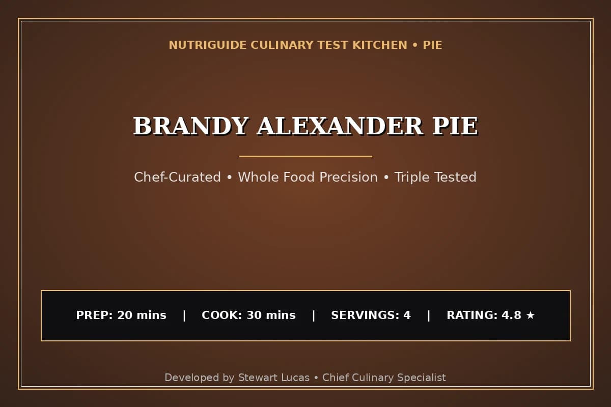 Brandy Alexander Pie