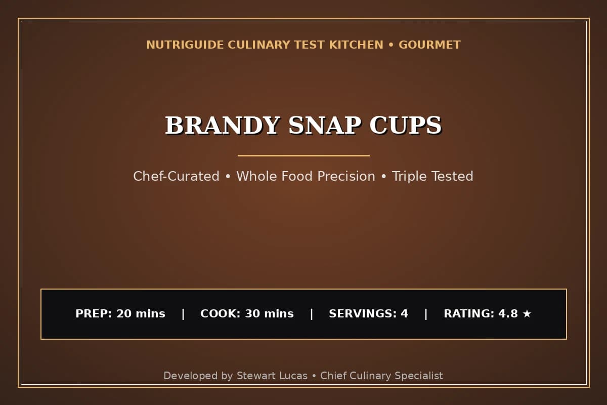Brandy Snap Cups