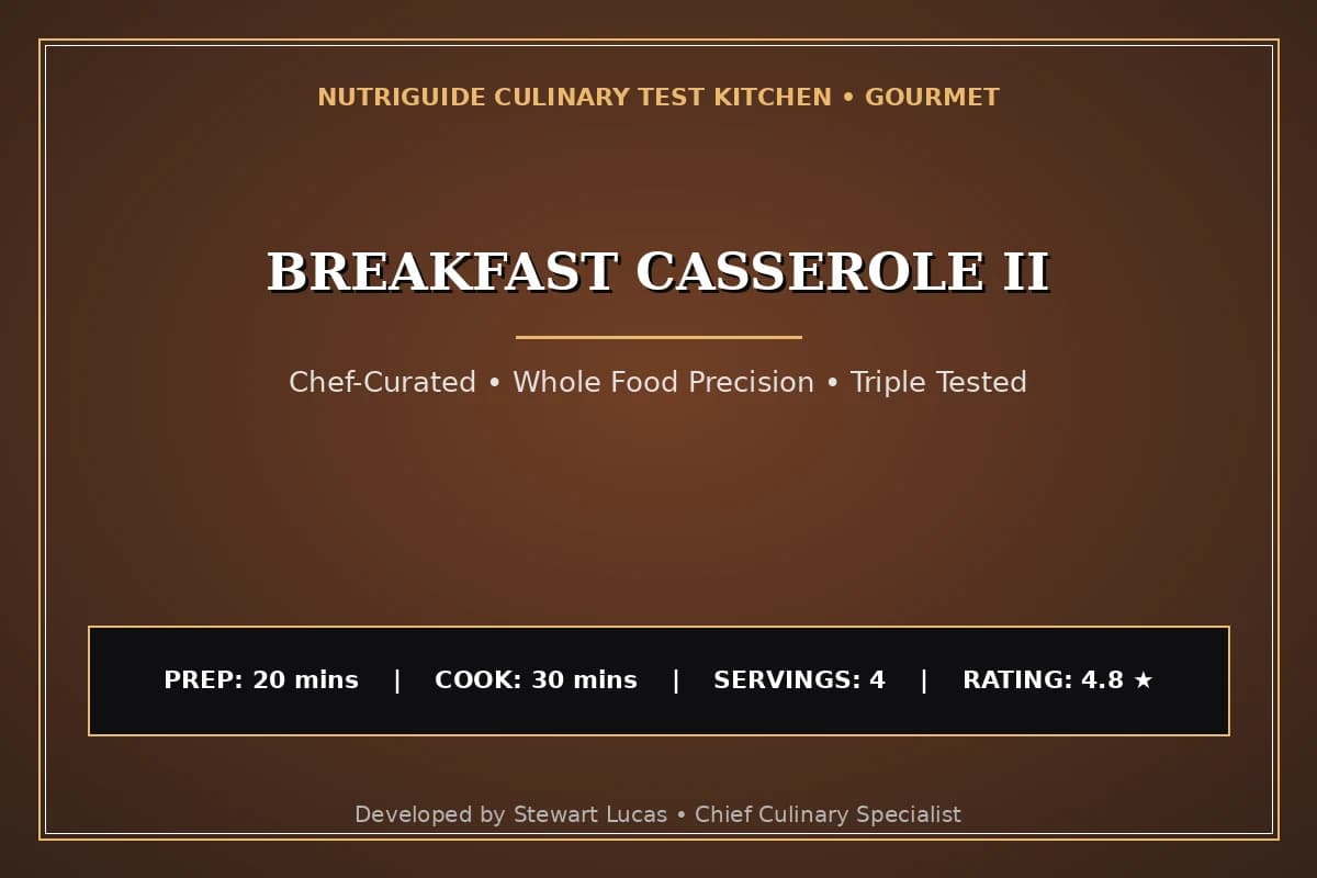 Breakfast Casserole Ii