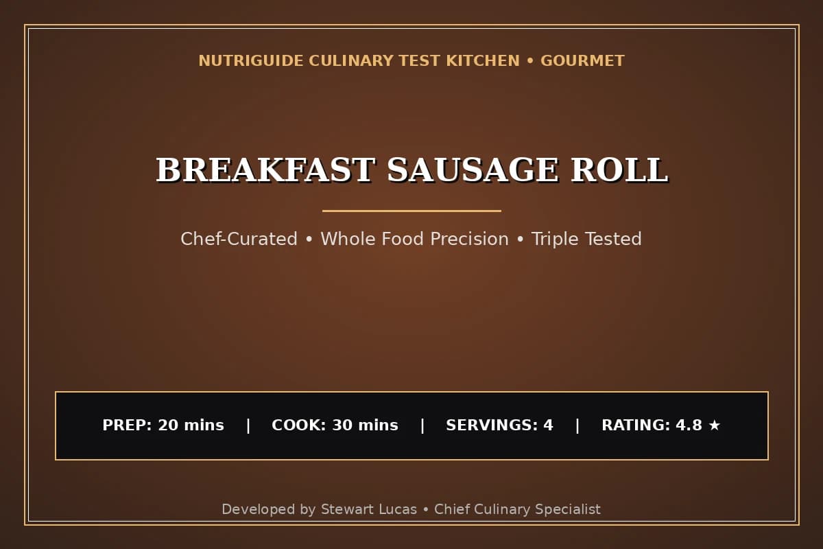 Breakfast Sausage Roll