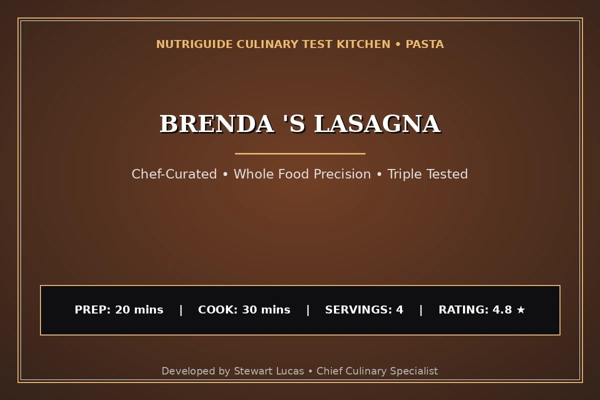 Brenda 'S Lasagna