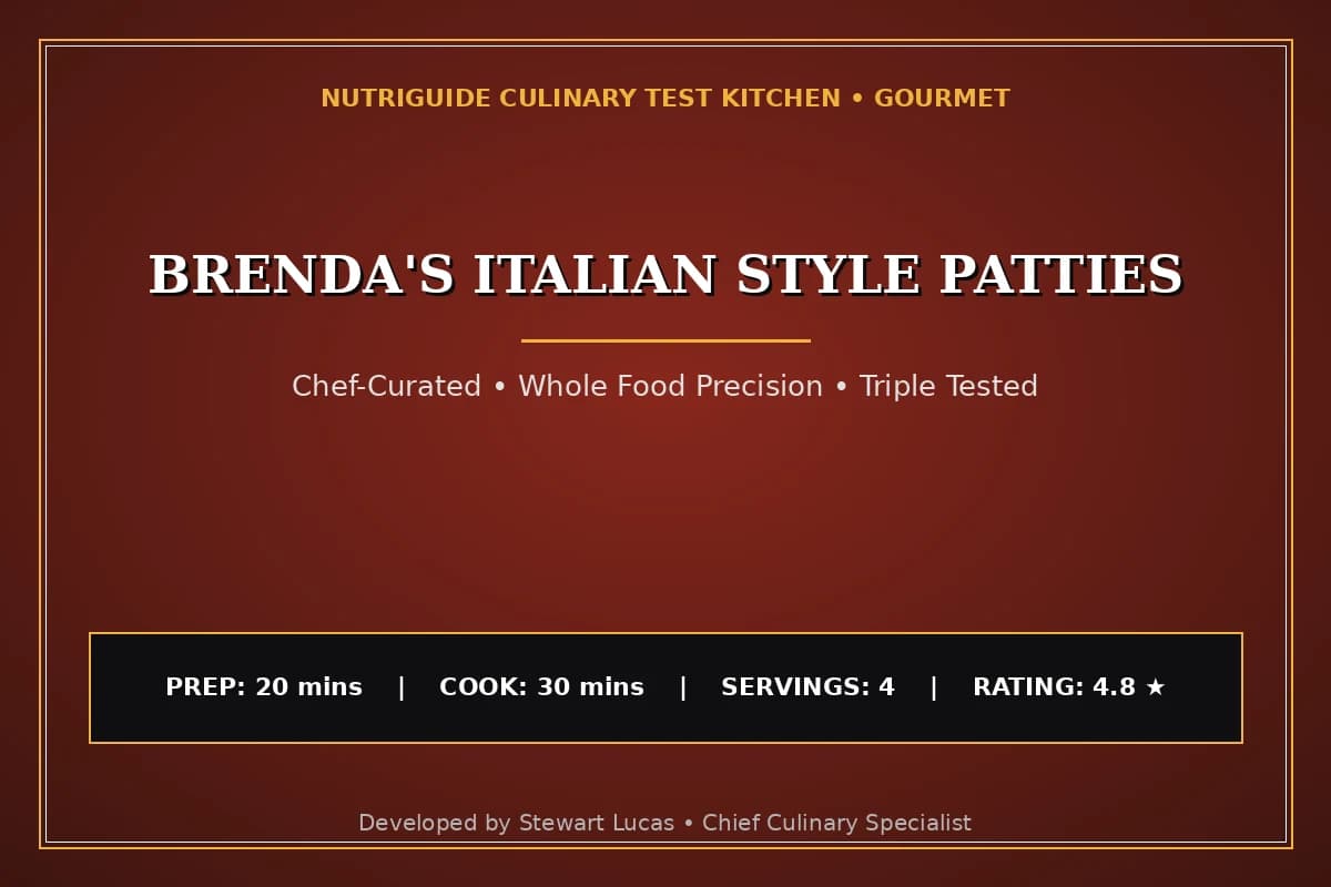 Brenda'S Italian Style Patties