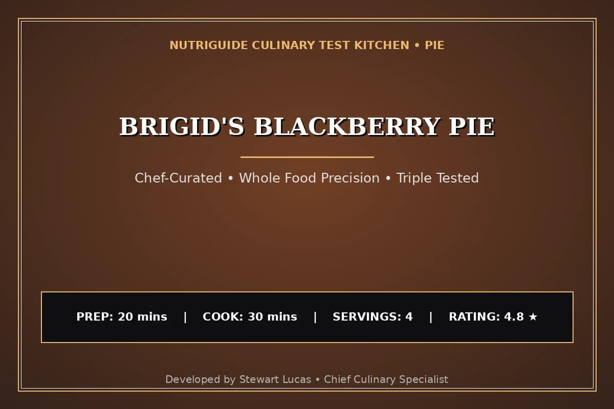 Brigid'S Blackberry Pie
