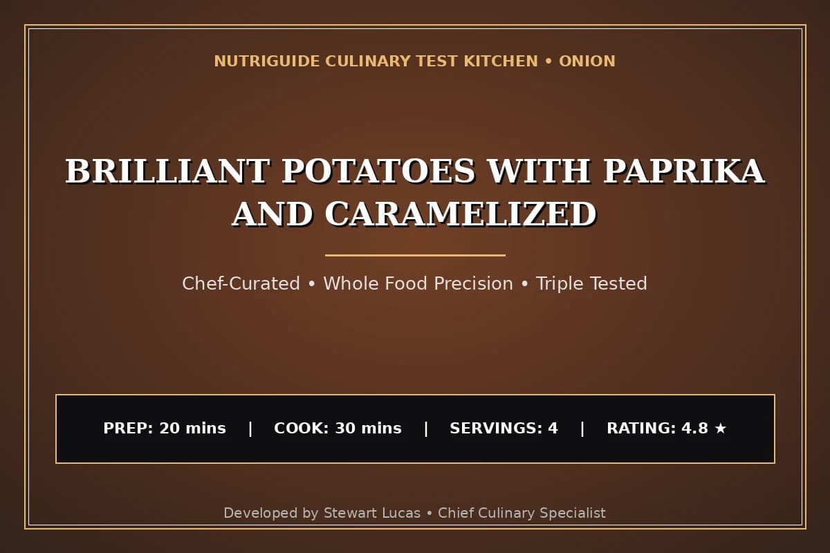 Brilliant Potatoes With Paprika And Caramelized