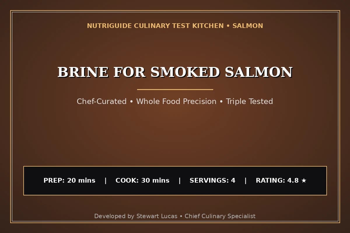 Brine For Smoked Salmon