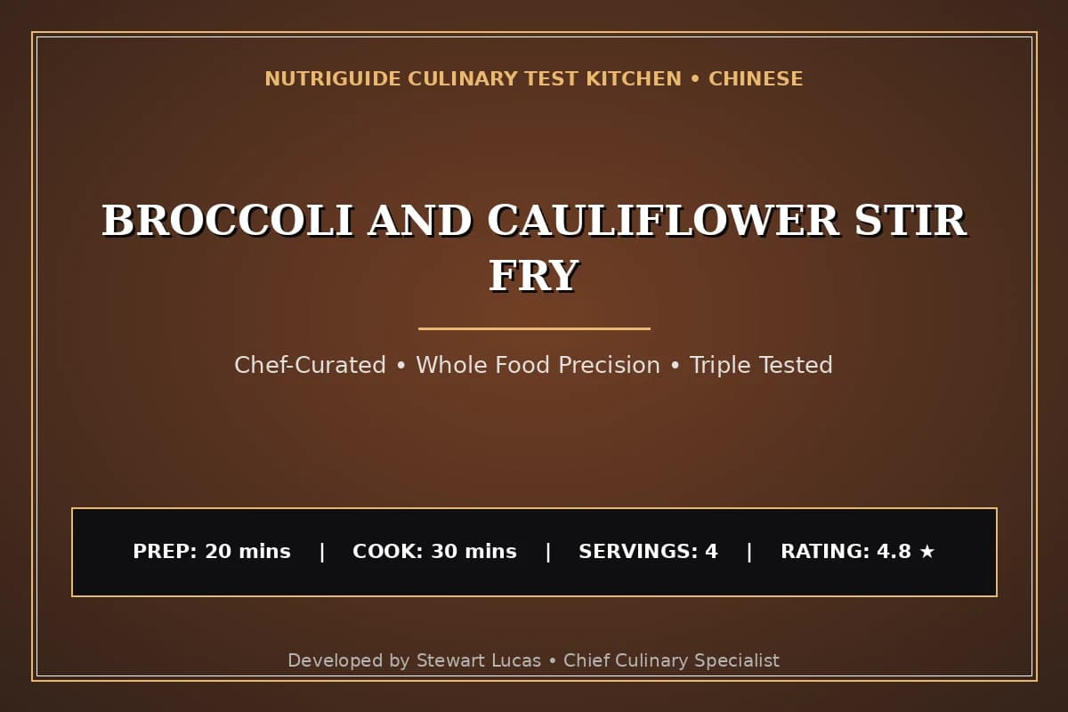 Broccoli And Cauliflower Stir Fry