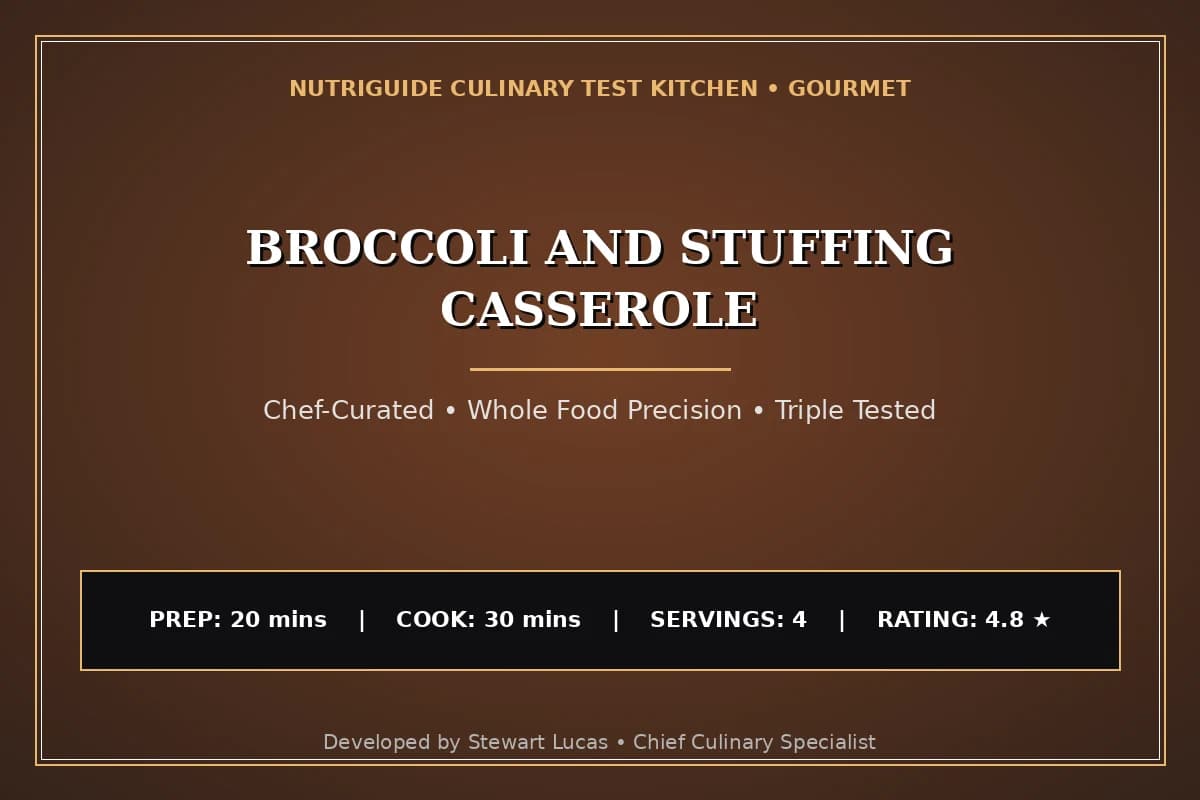Broccoli And Stuffing Casserole