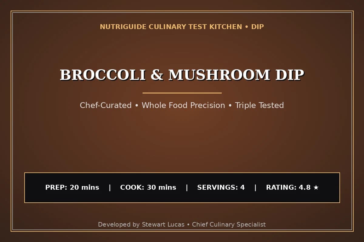 Broccoli & Mushroom Dip