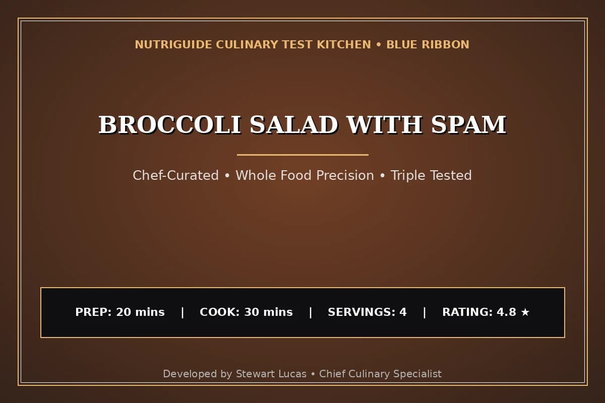 Broccoli Salad With Spam