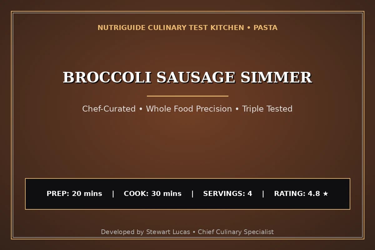 Broccoli Sausage Simmer