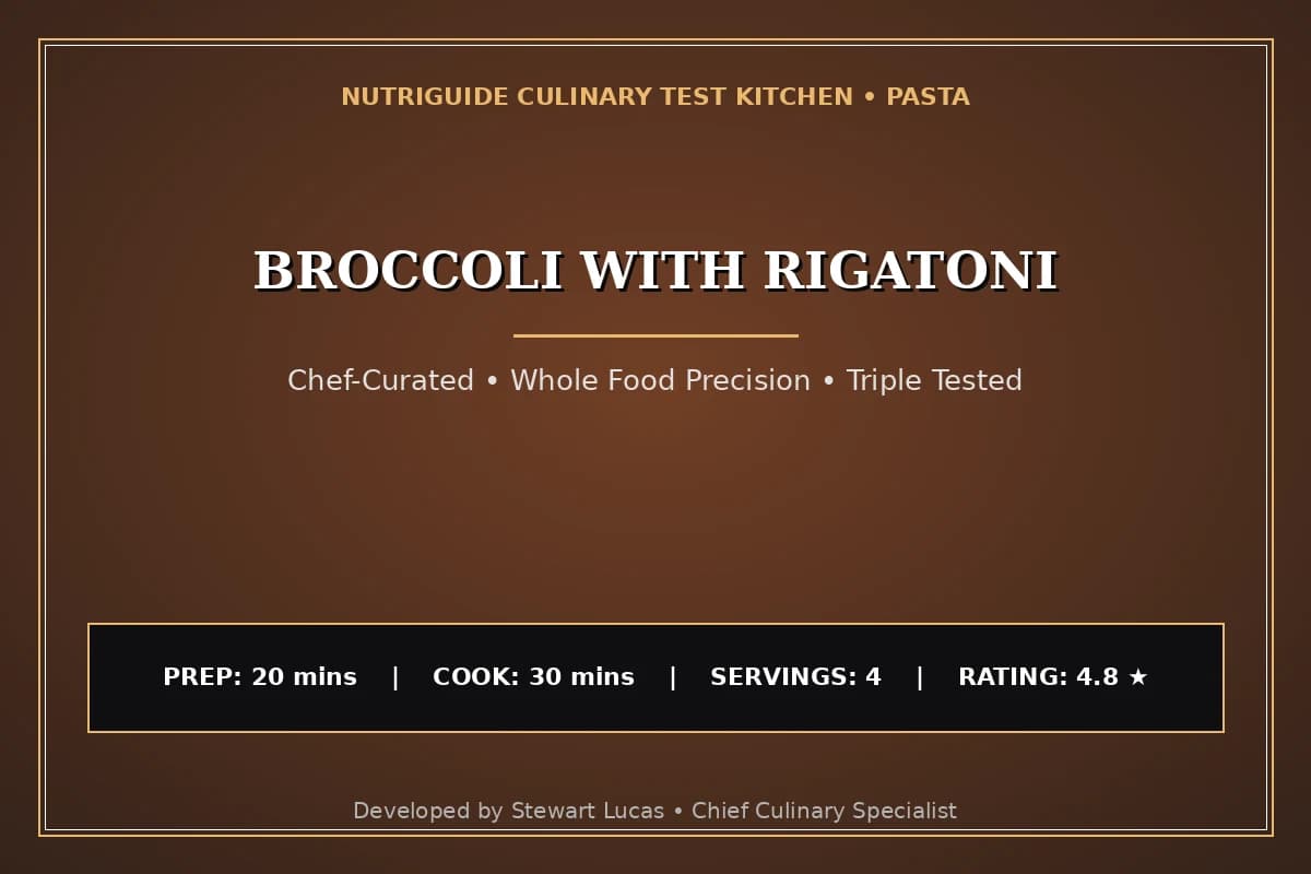Broccoli With Rigatoni