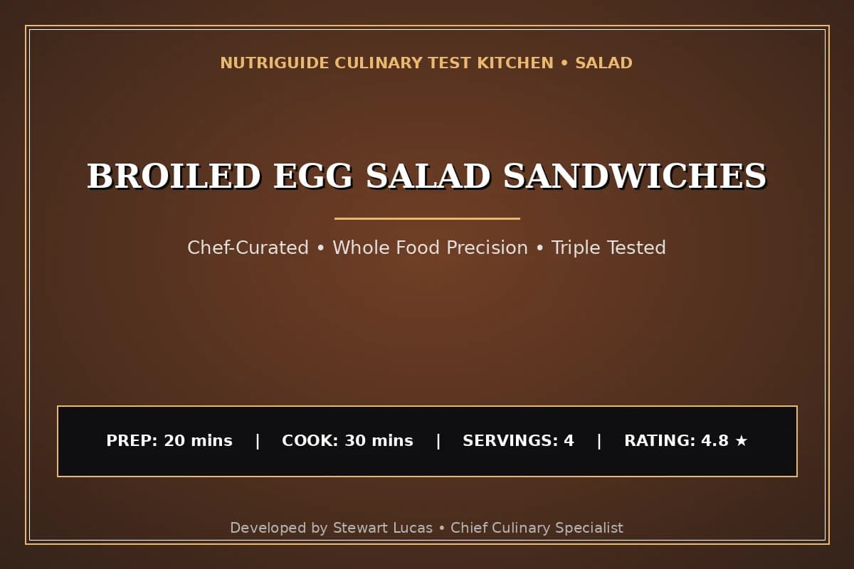 Broiled Egg Salad Sandwiches