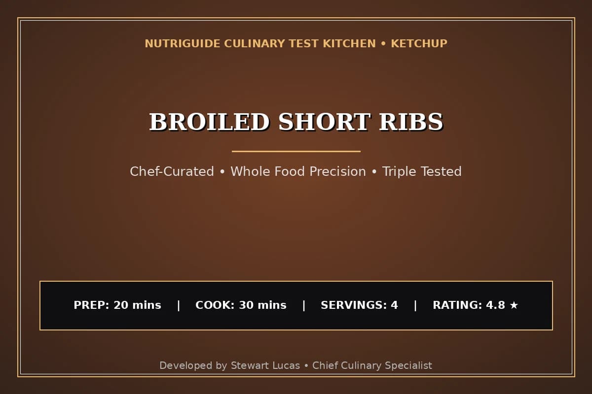 Broiled Short Ribs