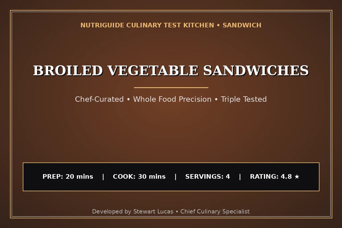 Broiled Vegetable Sandwiches