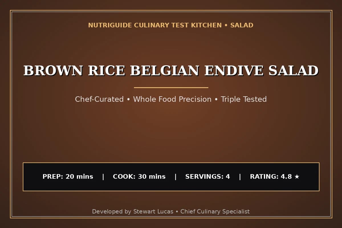 Brown Rice Belgian Endive Salad