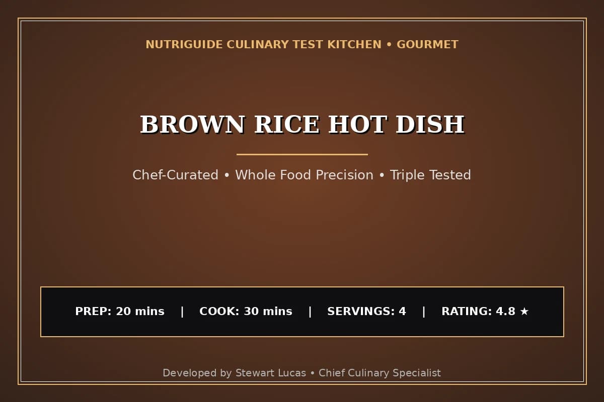 Brown Rice Hot Dish