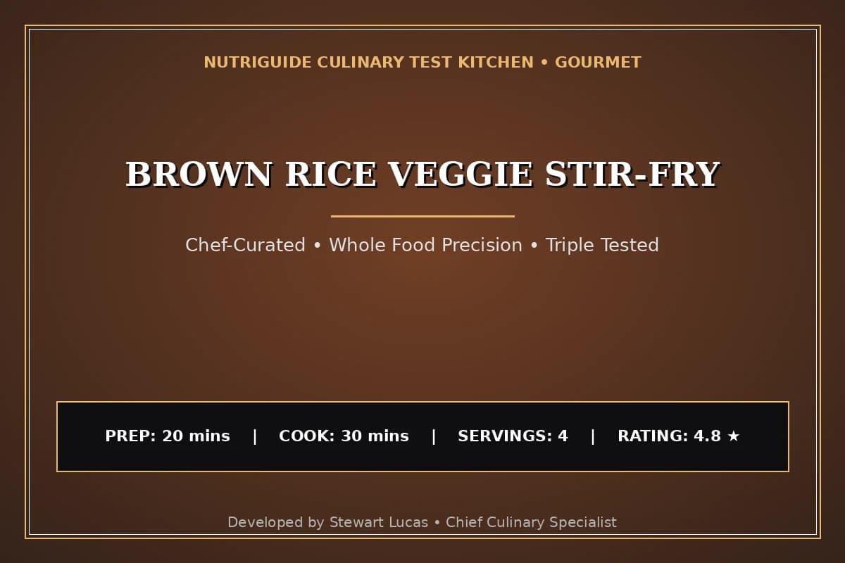 Brown Rice Veggie Stir-Fry