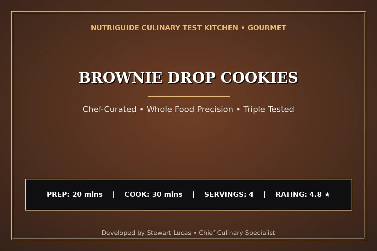 Brownie Drop Cookies