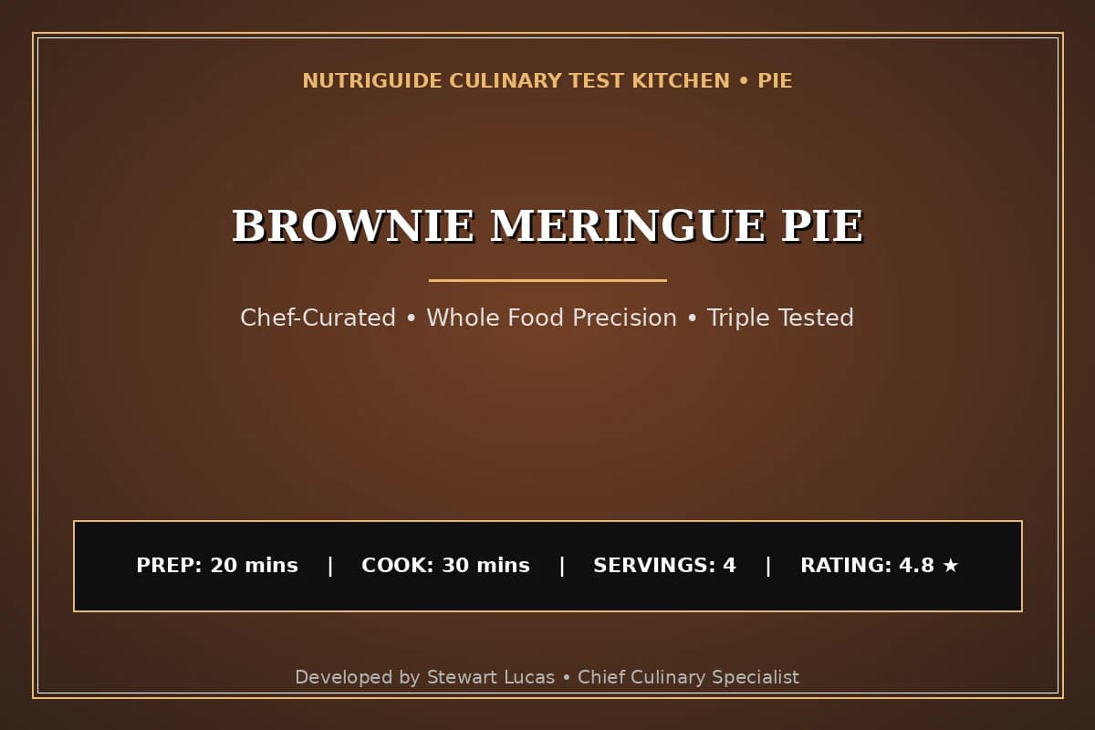 Brownie Meringue Pie
