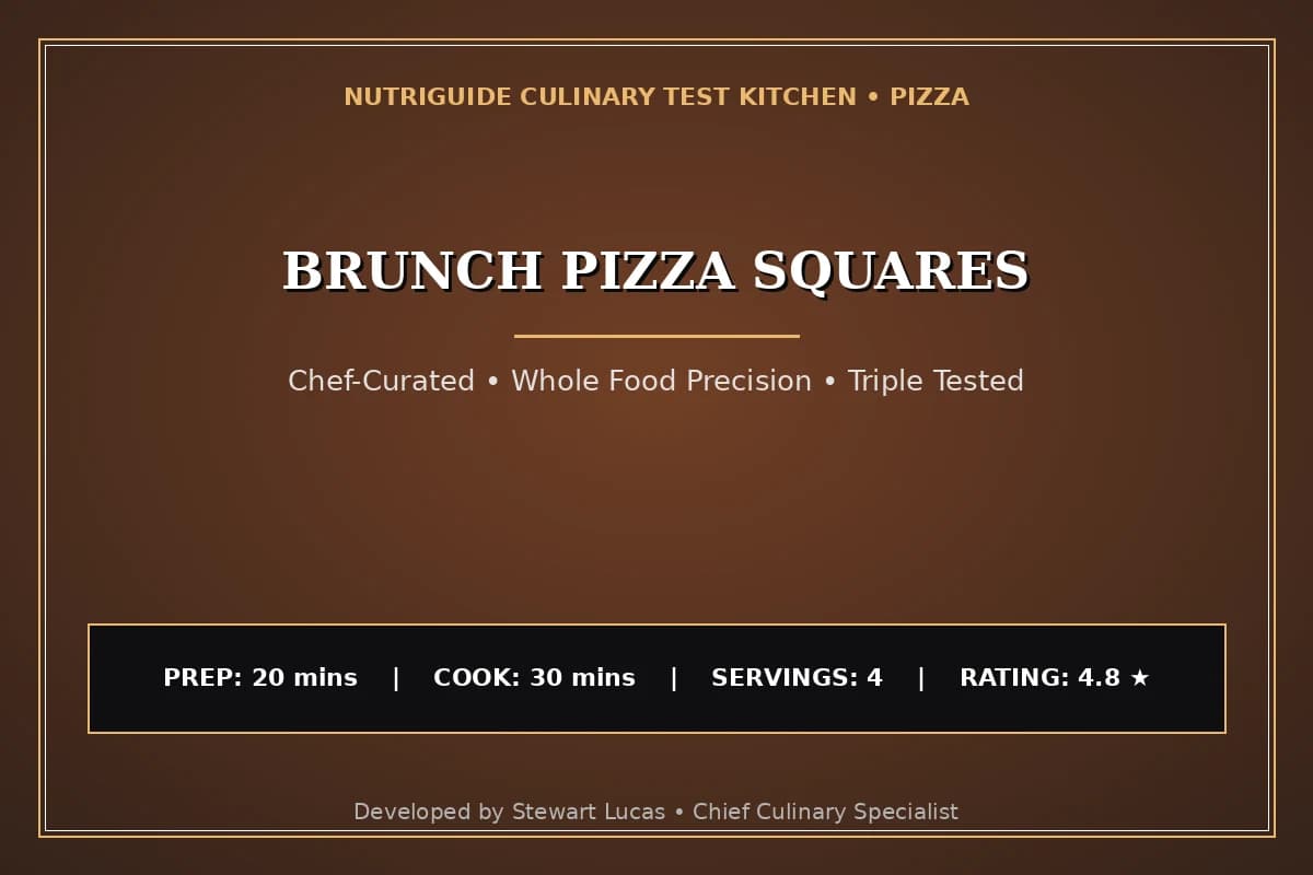 Brunch Pizza Squares