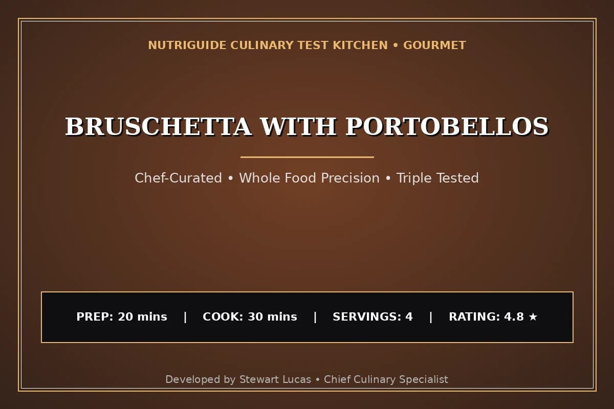 Bruschetta With Portobellos