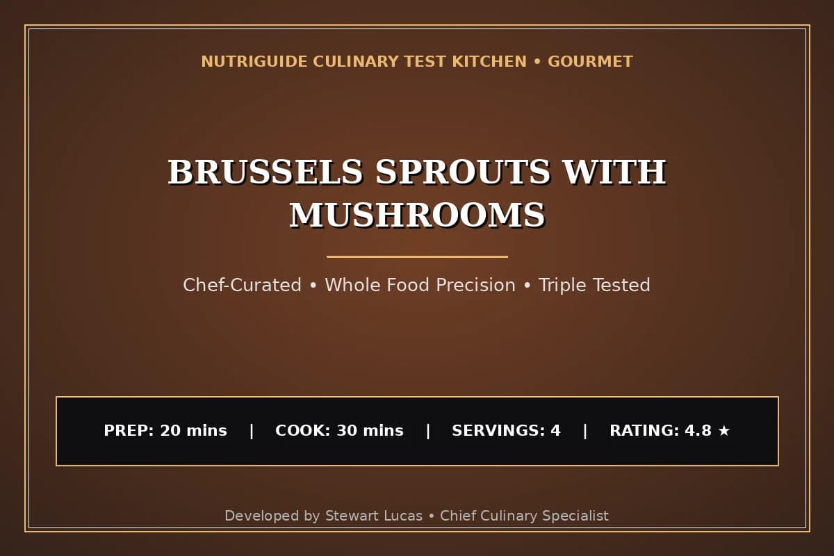 Brussels Sprouts With Mushrooms