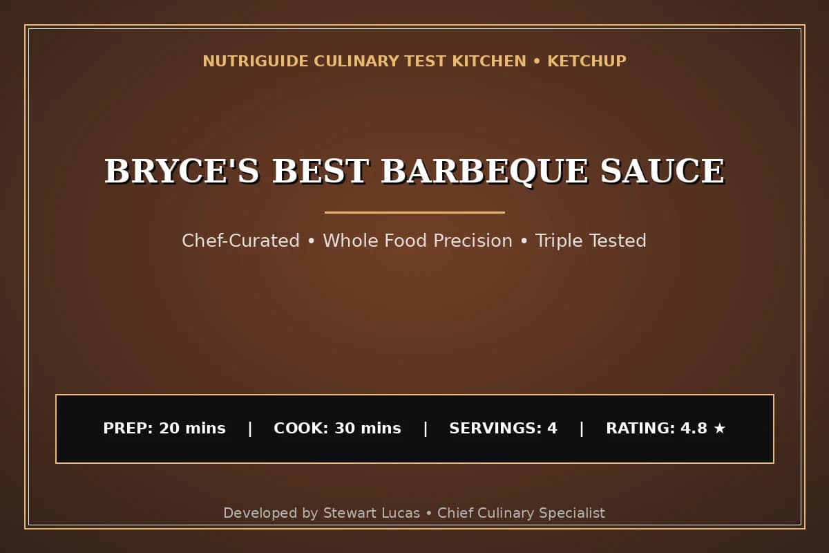 Bryce'S Best Barbeque Sauce