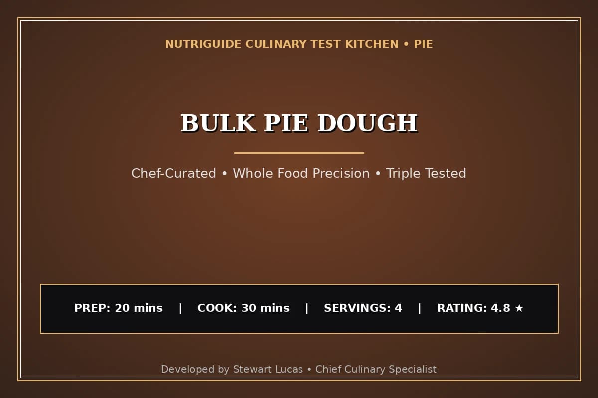 Bulk Pie Dough