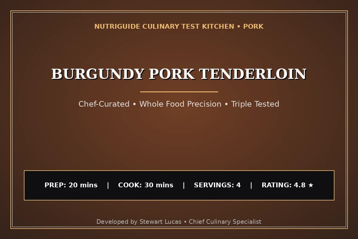 Burgundy Pork Tenderloin