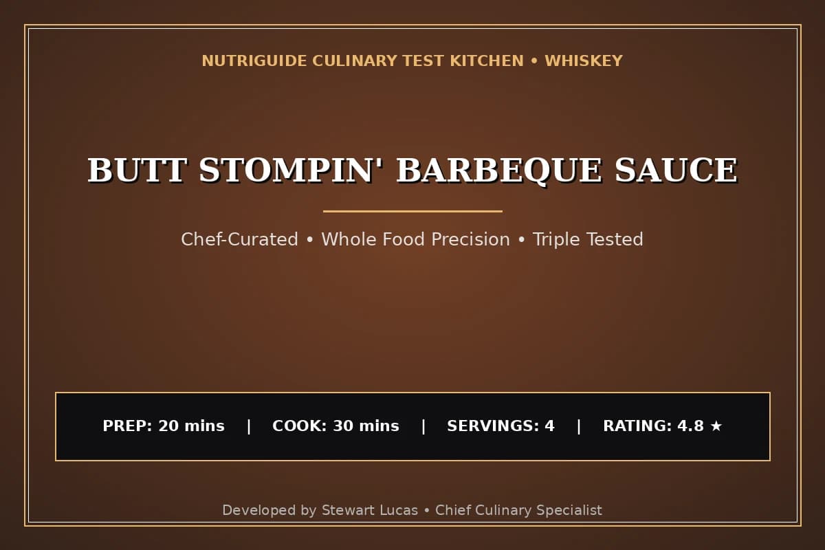 Butt Stompin' Barbeque Sauce