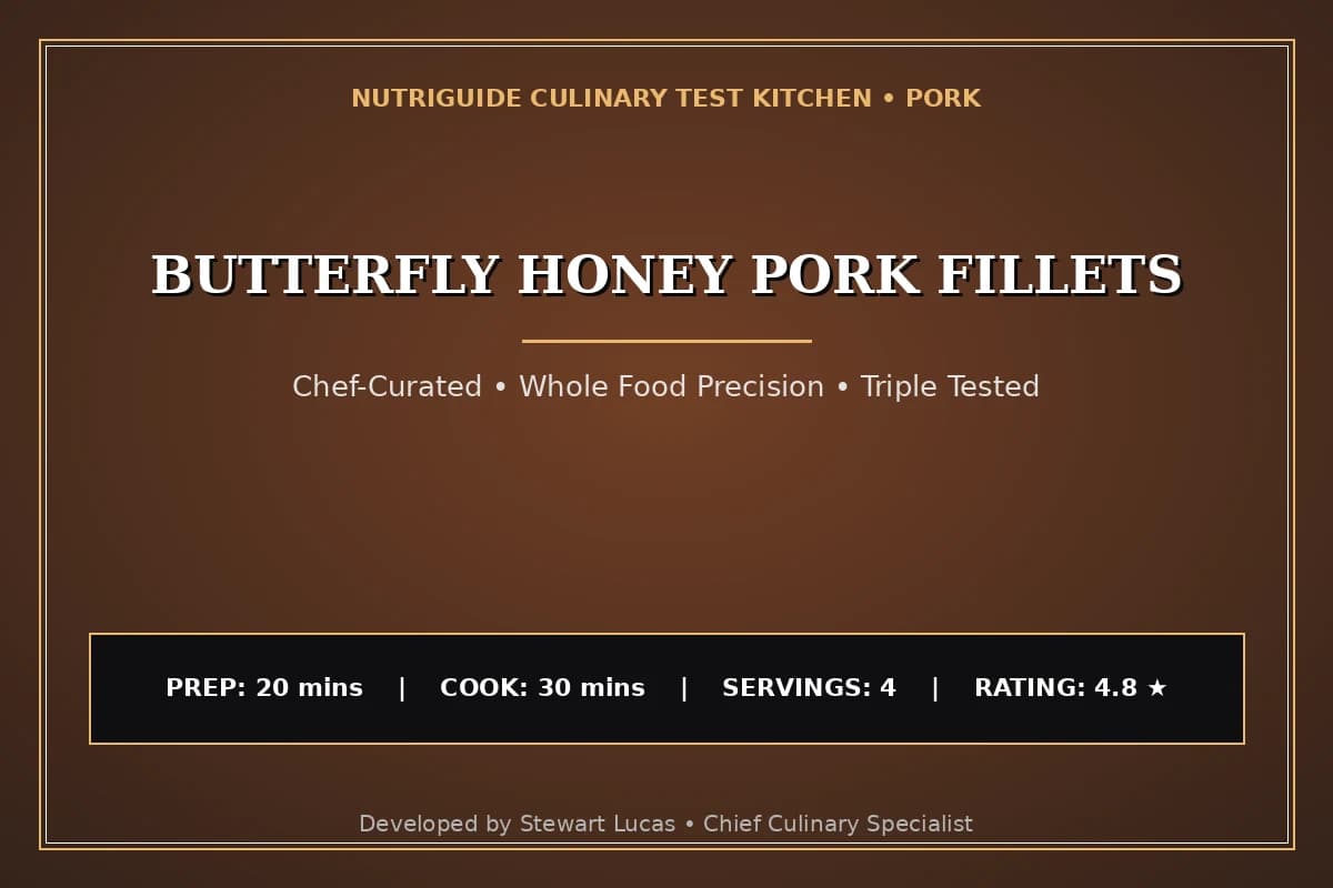 Butterfly Honey Pork Fillets