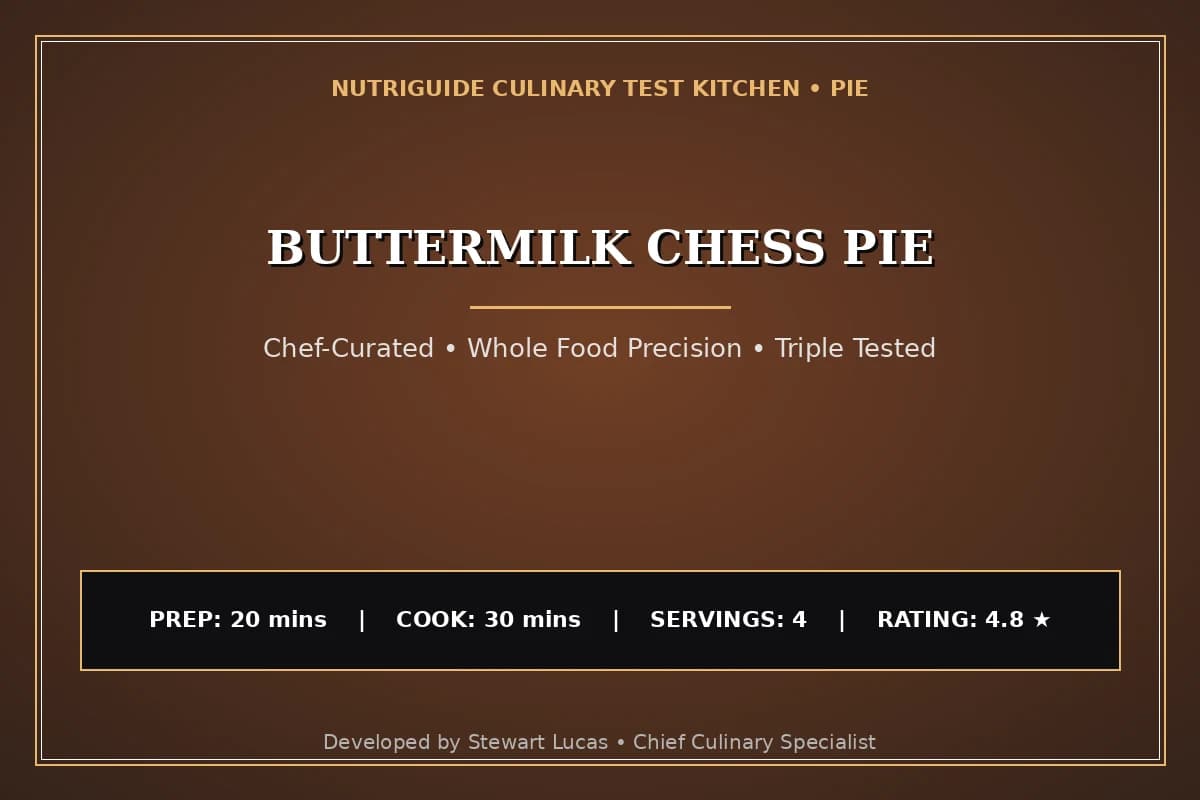 Buttermilk Chess Pie