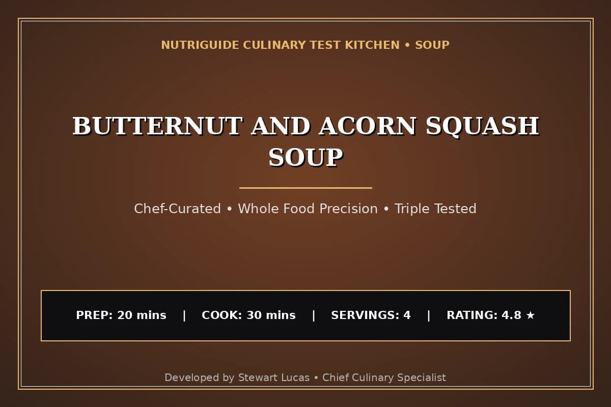 Butternut And Acorn Squash Soup
