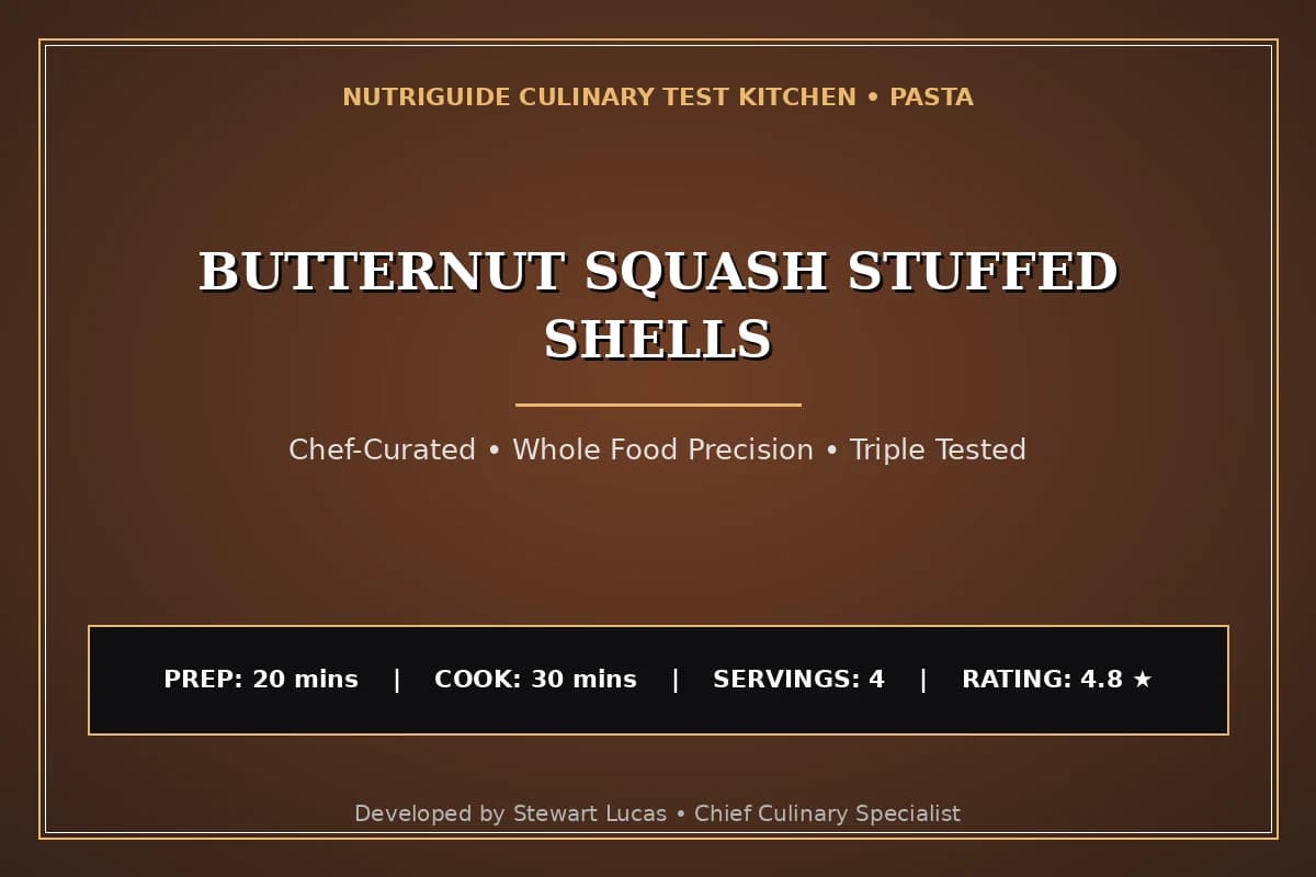 Butternut Squash Stuffed Shells