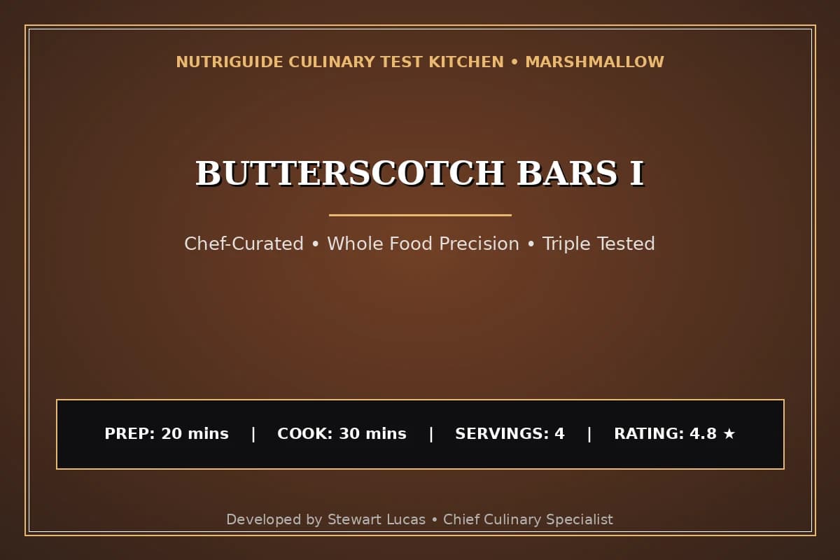 Butterscotch Bars I