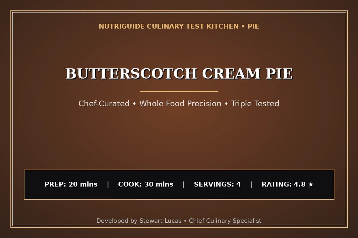 Butterscotch Cream Pie