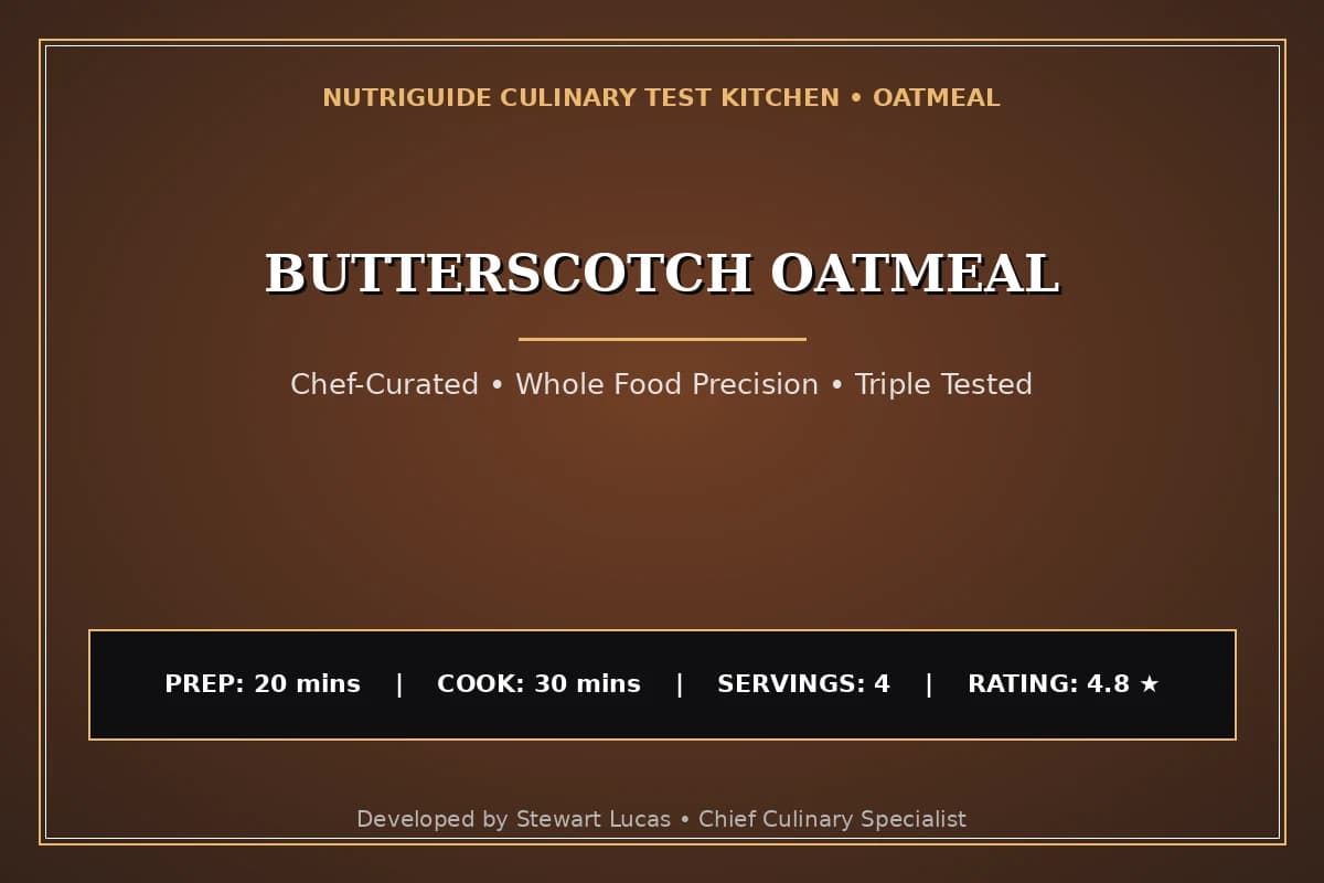 Butterscotch Oatmeal