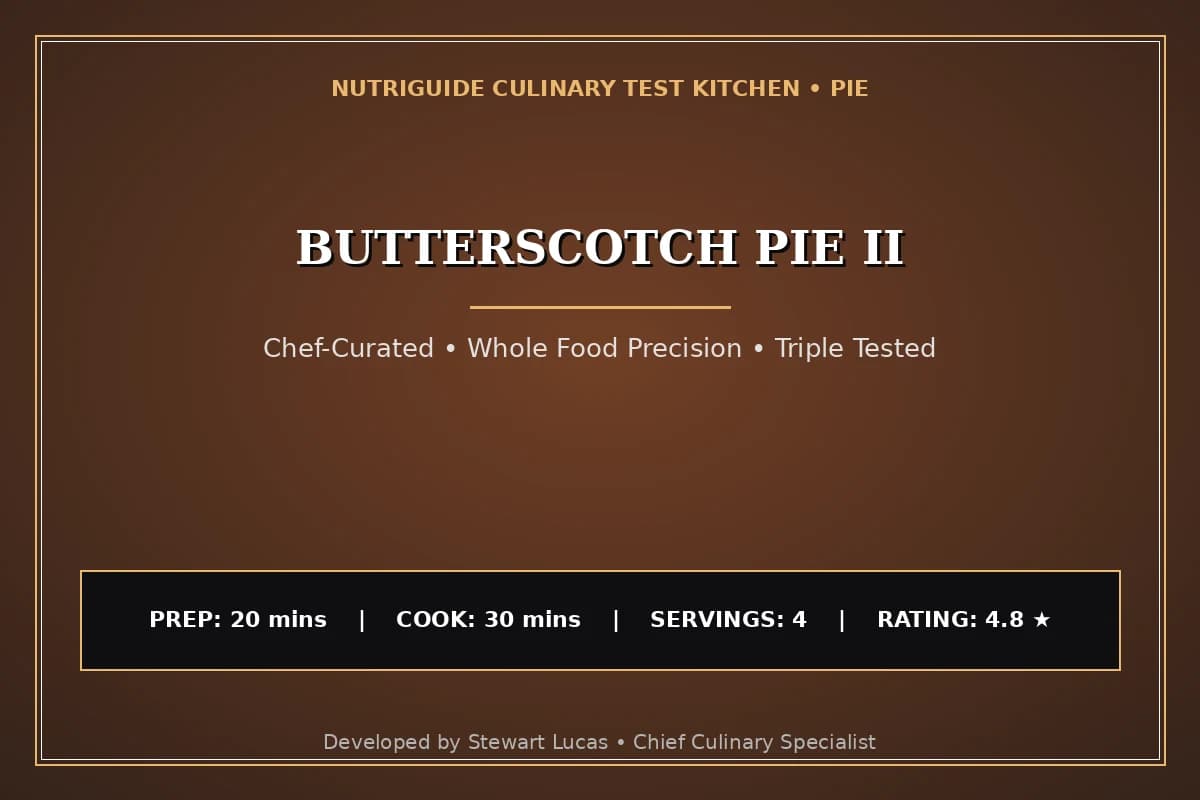 Butterscotch Pie Ii