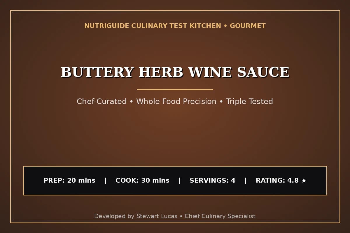 Buttery Herb Wine Sauce